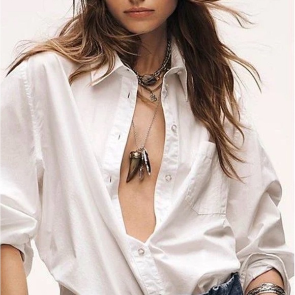 Free People Jewelry - Free People Natural Zella Layer Necklace NWT